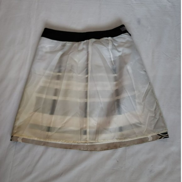 Merona Collection Women's Geometric Print Pencil Cut Skirt Beige/Black Size 16 - Picture 4 of 9